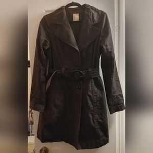 Smart Set Black Trench Coat